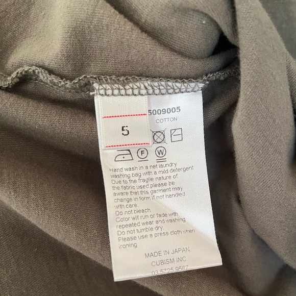 Visvim Sublig Jumbo Tee Olive Size 5 - Picture 4 of 6